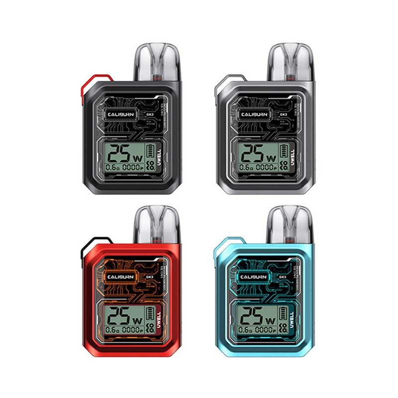 Uwell Caliburn GK3 Pod System Kit Vape Wholesale Global Uwell Caliburn GK3 Pod System Kit Vape Wholesale Global