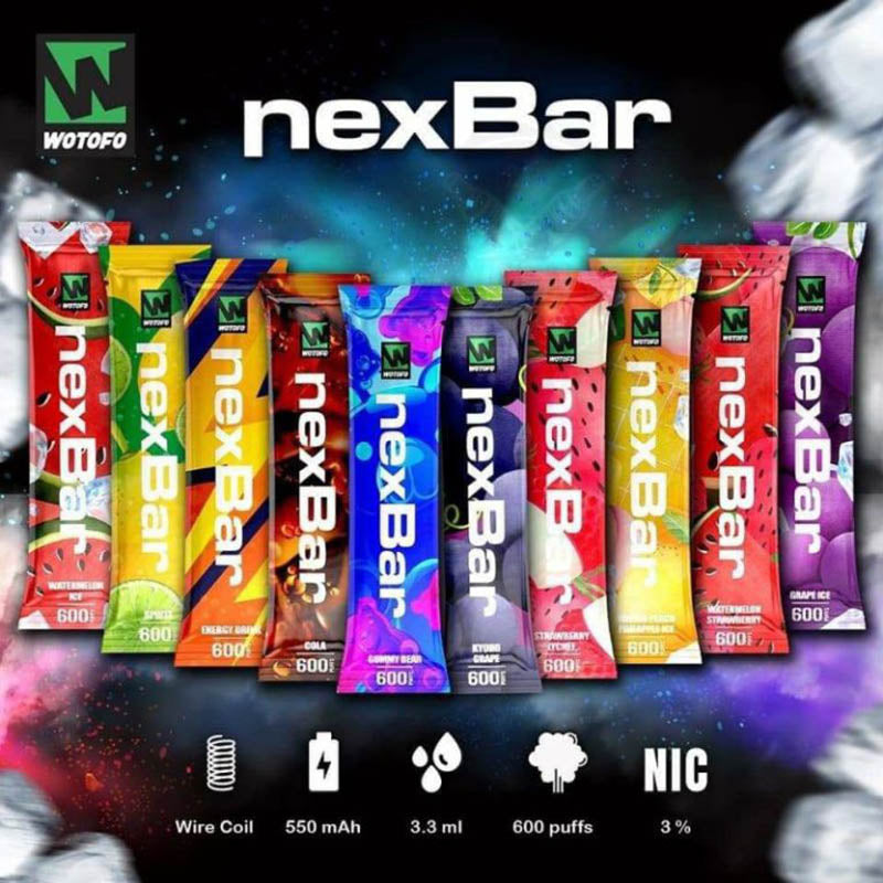 Wotofo nexBar Disposable Vape 600 Puffs | Disposable Vape Wholesale Vape Wholesale Global Wotofo nexBar Disposable Vape 600 Puffs | Disposable Vape Wholesale Vape Wholesale Global