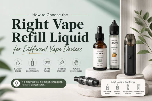 How to Choose the Right Vape Refill Liquid for Different Vape Devices