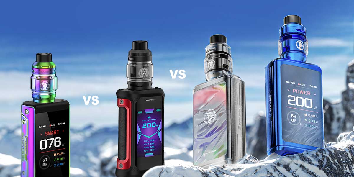 Geekvape Z200 VS Geekvape Aegis T200 VS Geekvape Aegis X Kit