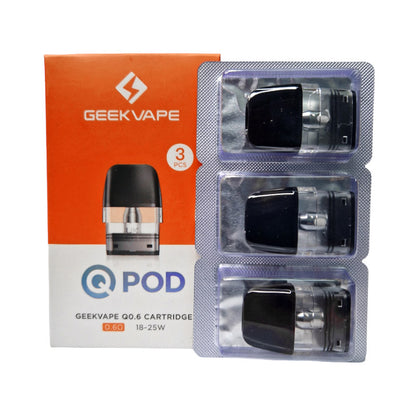 Geekvape Q Pod Cartridge 3pcs/pack Vape Wholesale Global Geekvape Q Pod Cartridge 3pcs/pack Vape Wholesale Global
