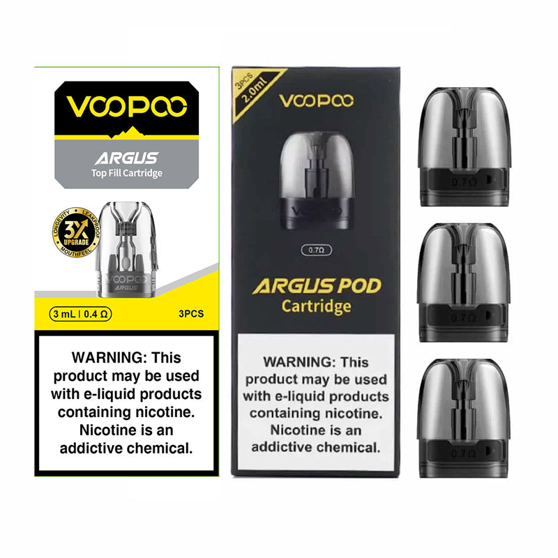 Voopoo Argus Üstten Doldurma Pod Kartuşu 2ml/3ml(3 adet/paket)