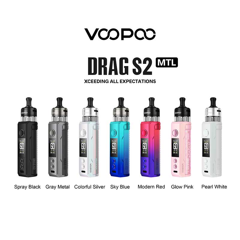 Pod Mot Kit VOOPOO DRAG S2 Pod Mod Kit - Vape Wholesale