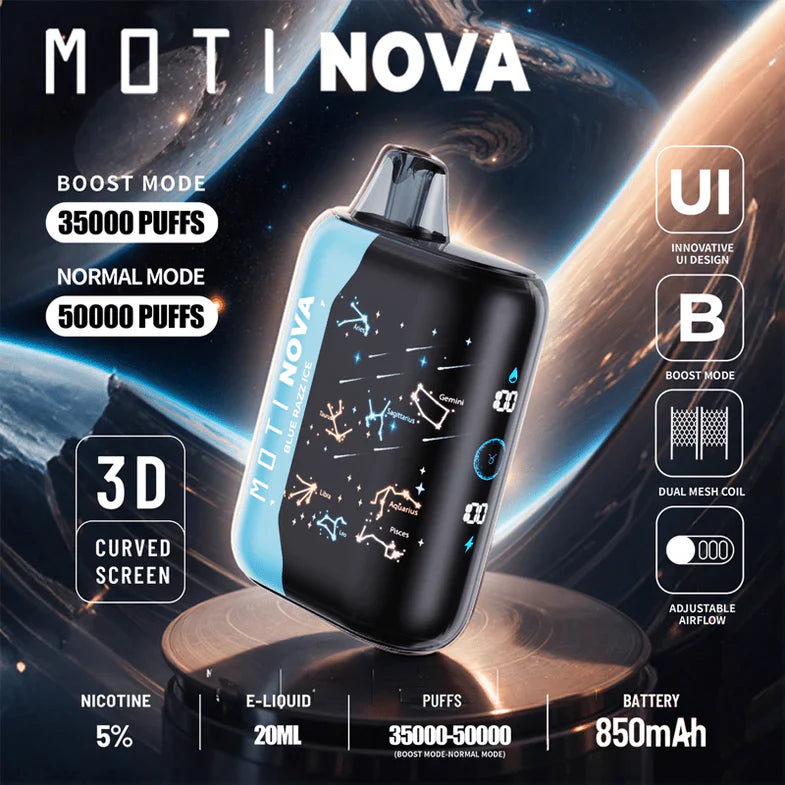 MOTI NOVA 50K Vape за еднократна употреба 50000 XNUMX впръсквания