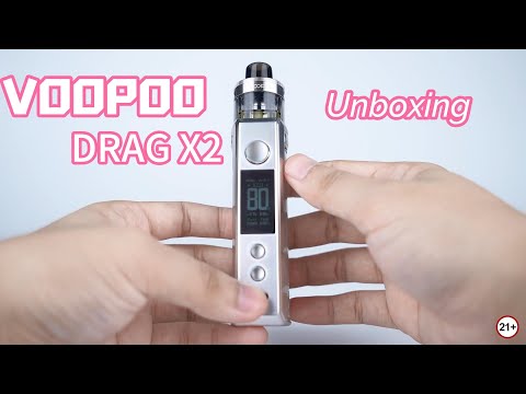 VOOPOO DRAG X2 Pod Kit Unboxing video