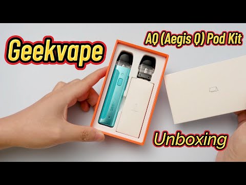Geekvape AQ (Aegis Q) Pod Kit Unboxing
