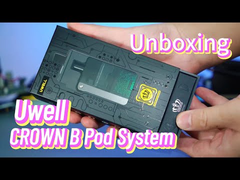 Uwell Crown B pod system Unboxing