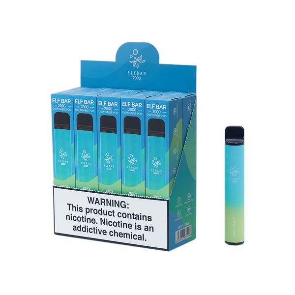 ELF BAR 2000 Tek Kullanımlık Vape 1200mAh 1800 ponponluk-Vape Toptan Satış Global