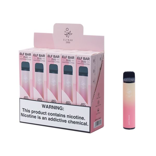 ELF BAR 2500 Tek Kullanımlık Vape 1400mAh-Vape Toptan Satış Global