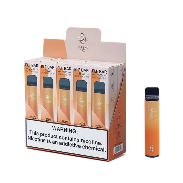 ELF BAR 2500 Tek Kullanımlık Vape 1400mAh-Vape Toptan Satış Global