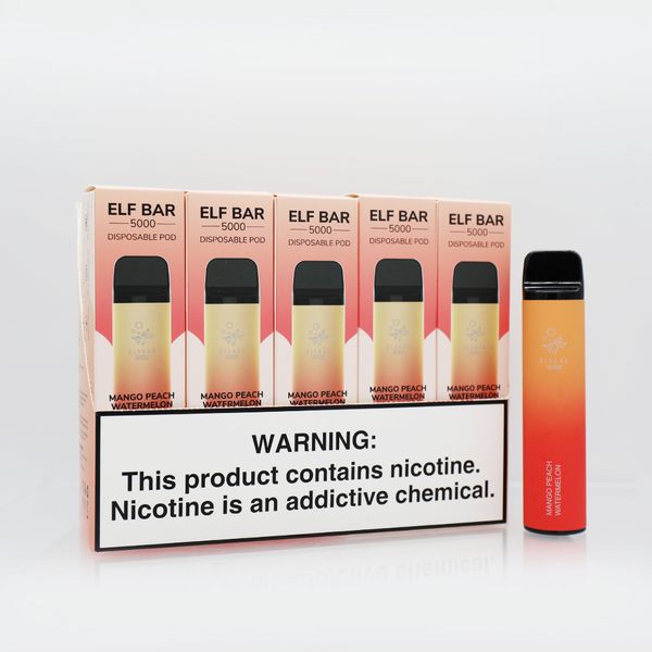 ELF BAR 5000 Tek Kullanımlık Vape 5000 Puffs-Vape Toptan Satış Global