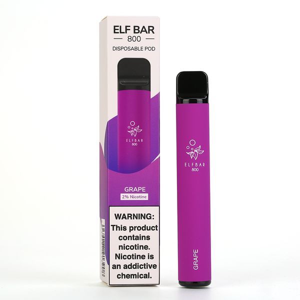 ELF BAR 800 Tek Kullanımlık Vape 550mAh 800 Puff-Vape Toptan Satış Global
