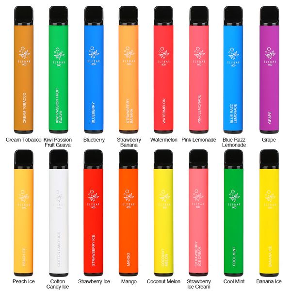 ELF BAR 800 Tek Kullanımlık Vape 550mAh 800 Puff-Vape Toptan Satış Global