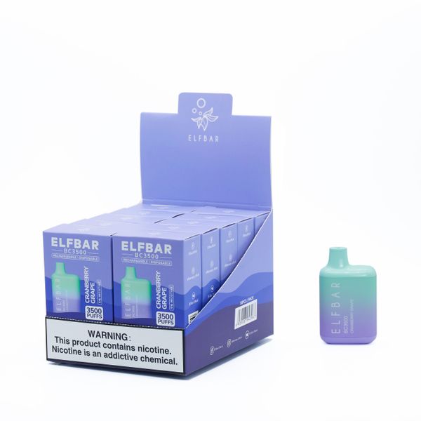 ELF BAR BC3500 Tek Kullanımlık Vape 3500 ponponlar-Vape Toptan Satış Global