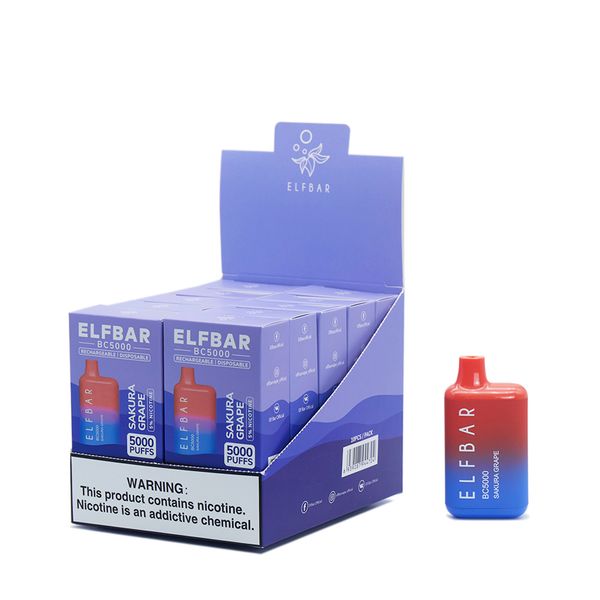 ELF BAR BC5000 Tek Kullanımlık Vape 650mAh 5000 Puffs-Vape Toptan Satış Türkiye