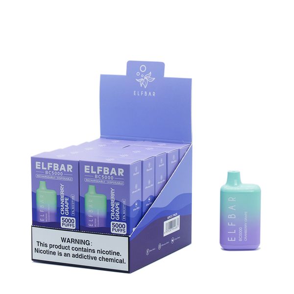 ELF BAR BC5000 Tek Kullanımlık Vape 650mAh 5000 Puffs-Vape Toptan Satış Türkiye