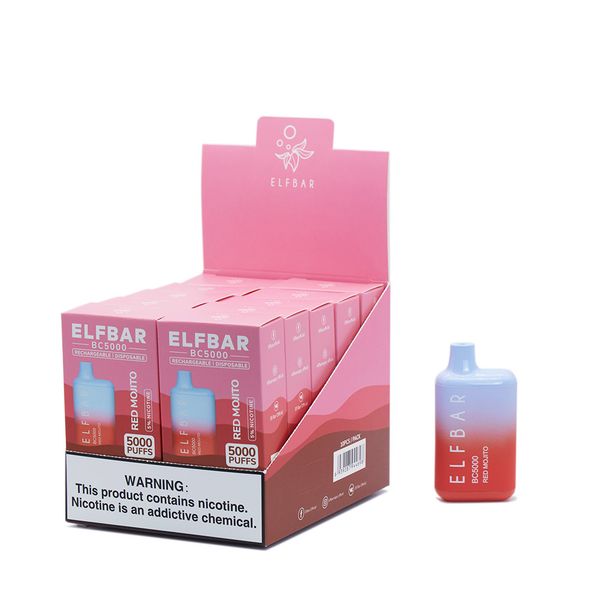 ELF BAR BC5000 Tek Kullanımlık Vape 650mAh 5000 Puffs-Vape Toptan Satış Türkiye