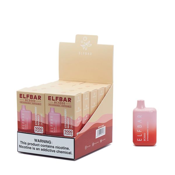ELF BAR BC5000 Tek Kullanımlık Vape 650mAh 5000 Puffs-Vape Toptan Satış Türkiye