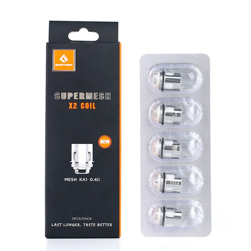 Geekvape Super Mesh X1/X2 Bobinler 5 adet/paket-Vape Toptan Satış Küresel