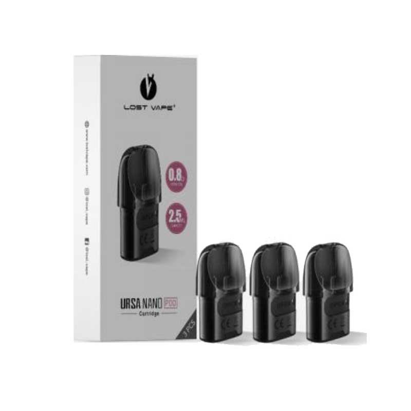Lost Vape Ursa Nano Pod Cartridge 3pcs/pack Vape Wholesale Global Lost Vape Ursa Nano Pod Cartridge 3pcs/pack Vape Wholesale Global