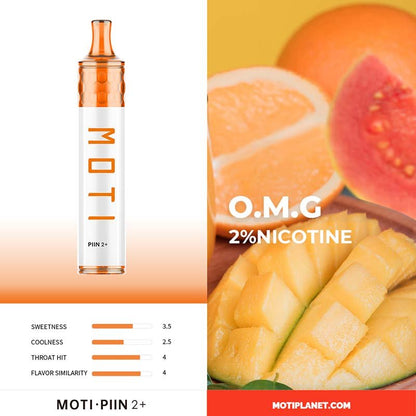 MOTI PIIN 2 PLUS Vape за еднократна употреба 2000 Puffs-Vape Wholesale Global
