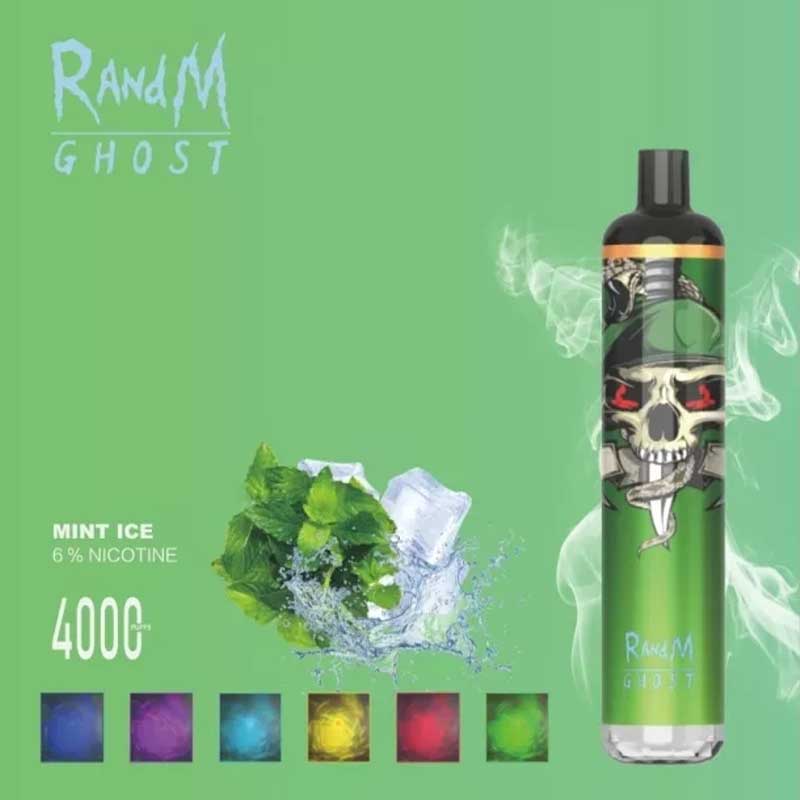 RandM Ghost Disposable Vape 4000 Puffs