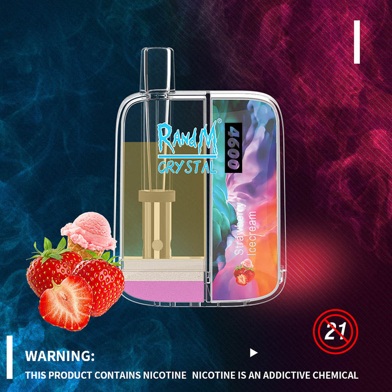 RandM Crystal 4600 Puffs Tek Kullanımlık Vape