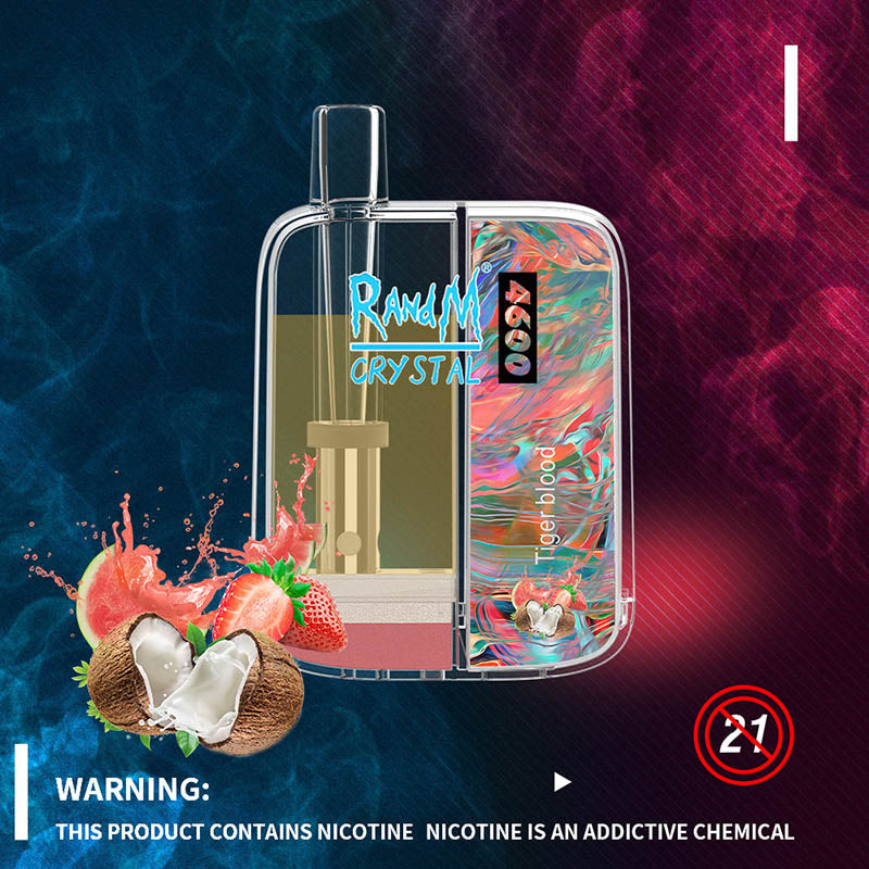 RandM Crystal 4600 Puffs Tek Kullanımlık Vape