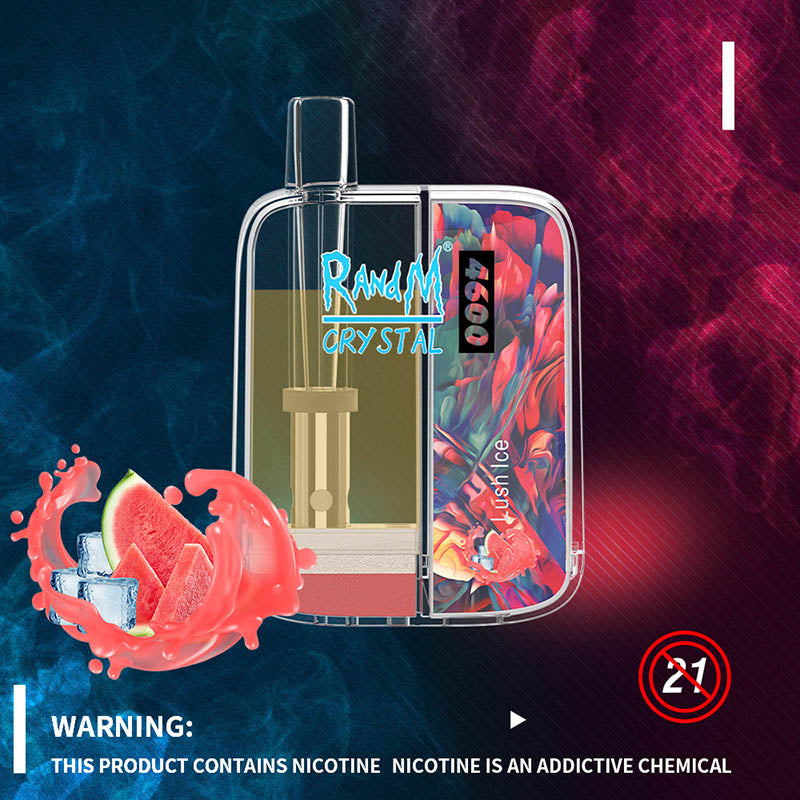 RandM Crystal 4600 Puffs Tek Kullanımlık Vape