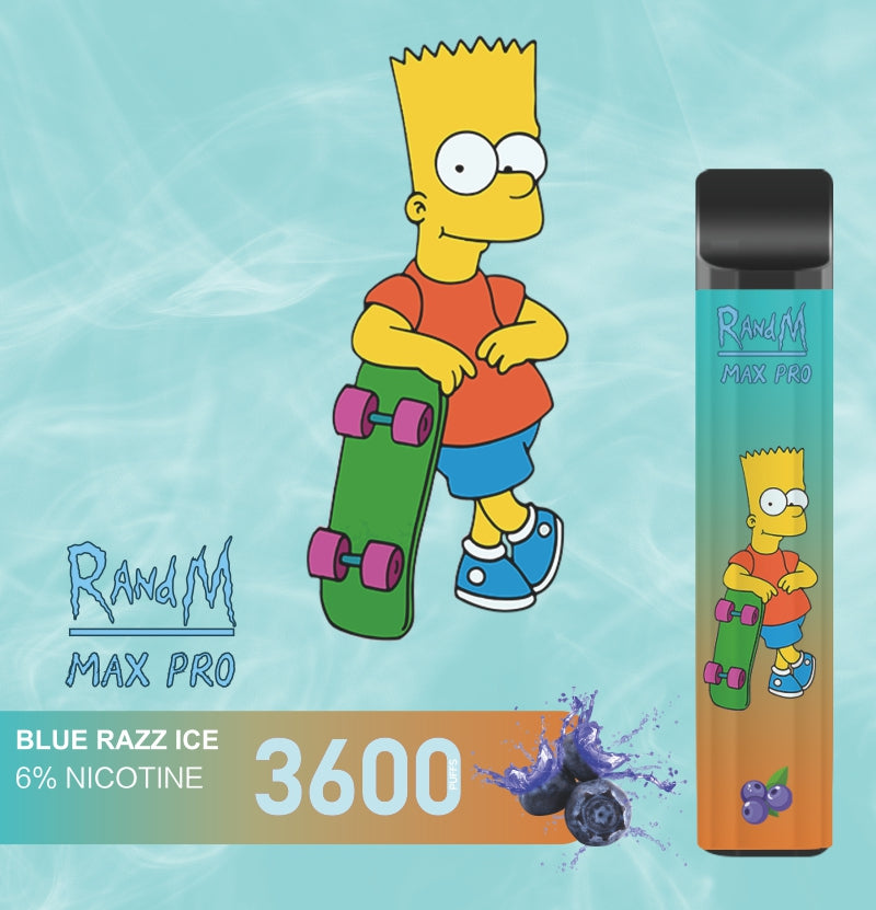 RandM Max Pro Cartoon Style Disposable Vape 3600 Puffs
