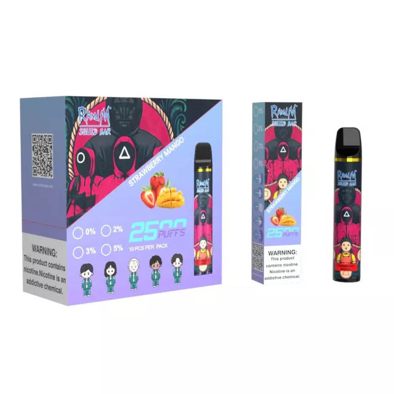 RandM Squid Bar 2500 Puffs Tek Kullanımlık Vape