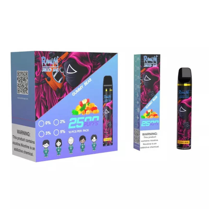 RandM Squid Bar 2500 Puffs Tek Kullanımlık Vape