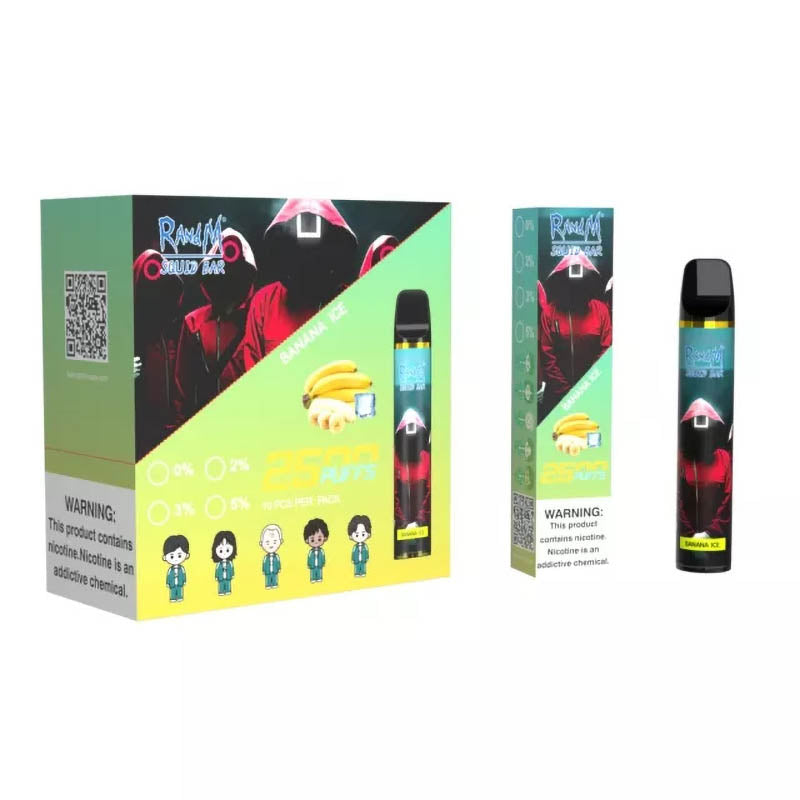 RandM Squid Bar 2500 Puffs Tek Kullanımlık Vape
