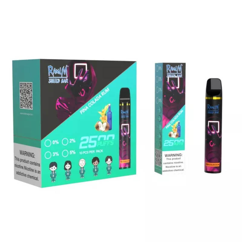 RandM Squid Bar 2500 Puffs Tek Kullanımlık Vape