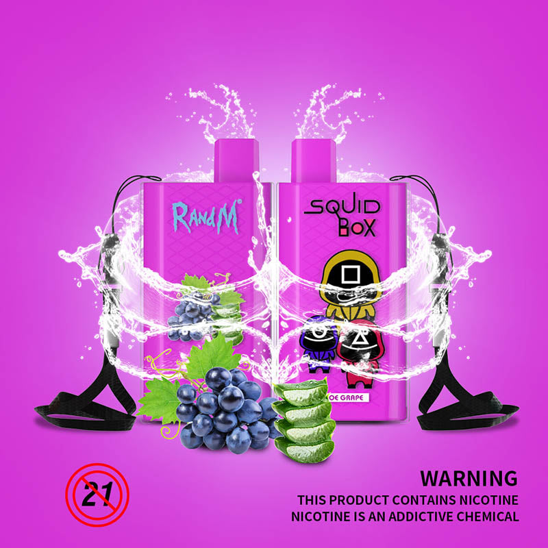 RandM Kalamar Kutusu Tek Kullanımlık Vape 5200 Puflar