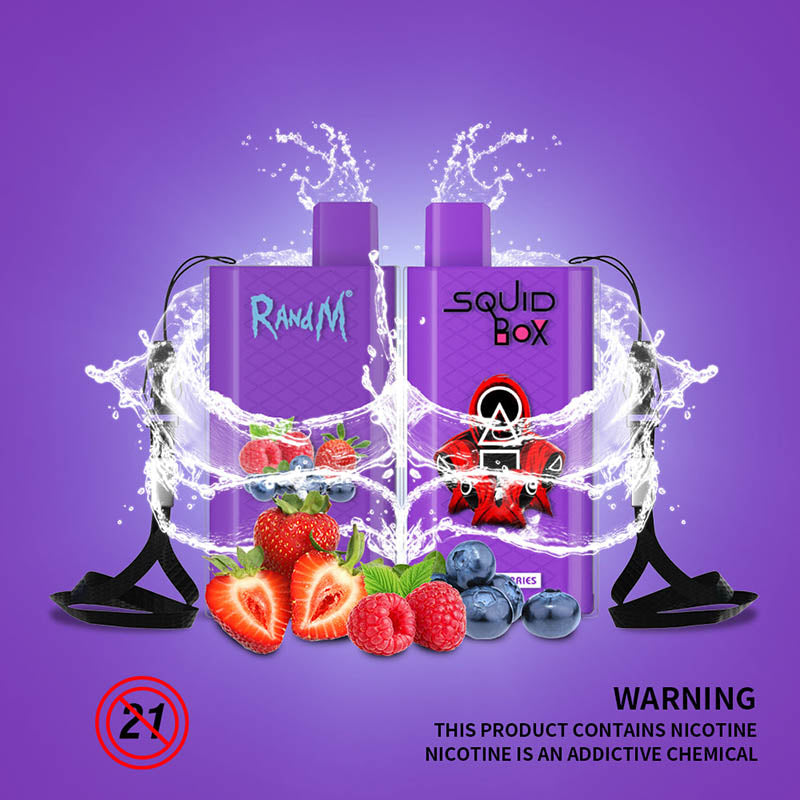 RandM Kalamar Kutusu Tek Kullanımlık Vape 5200 Puflar