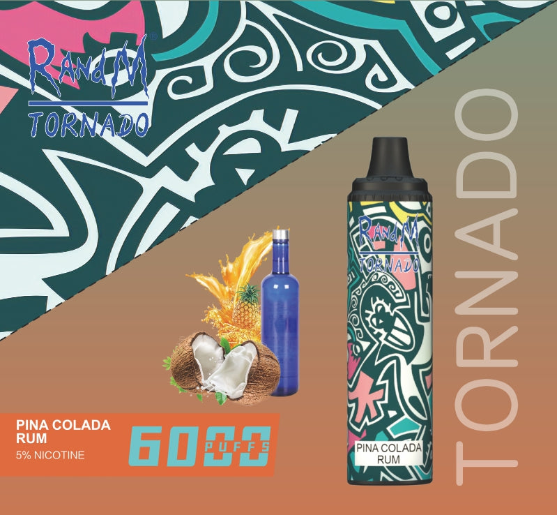 RandM Tornado 6000 Tek Kullanımlık Vape 6000 Puflar