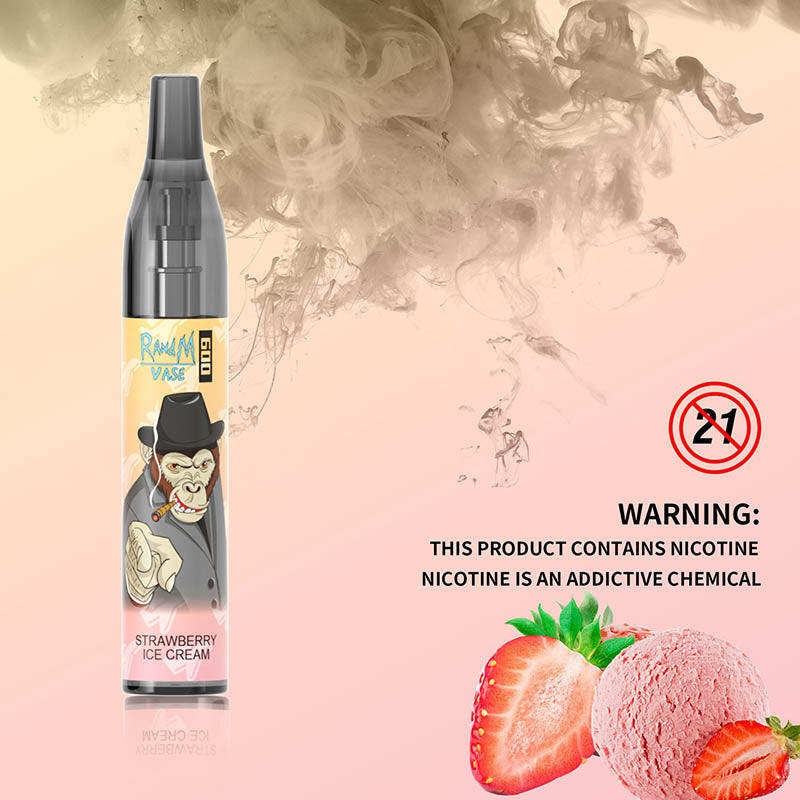 RandM Vase 600 Tek Kullanımlık Vape 600 Puflar