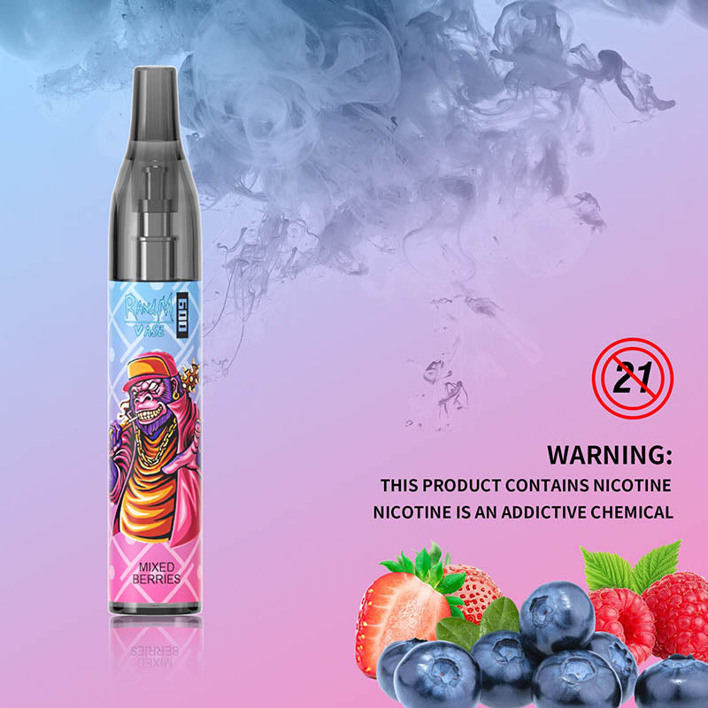 RandM Vase 600 Tek Kullanımlık Vape 600 Puflar