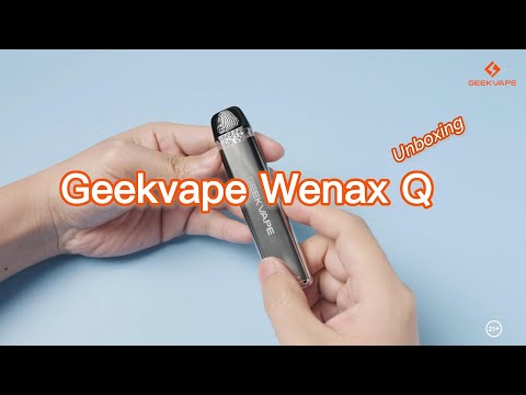 Geekvape Unboxing do kit Wenax Q Pod